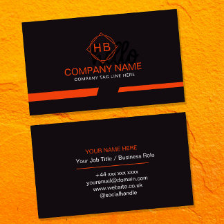 Premium Business Logo Business Cards | Luxury Cust