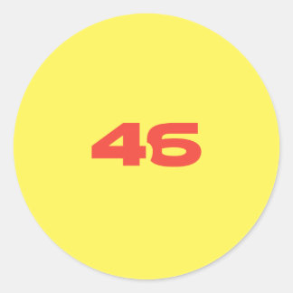 Premium & classic round sticker