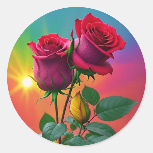 Premium Classic Round Stickers – Perfect for Every (Front)