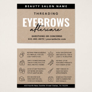 Premium Craft Luxury Eyebrow Threading Aftercare