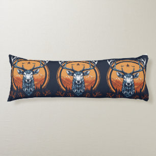 Premium Deer Printed Body Pillow - Cozy and Stylis