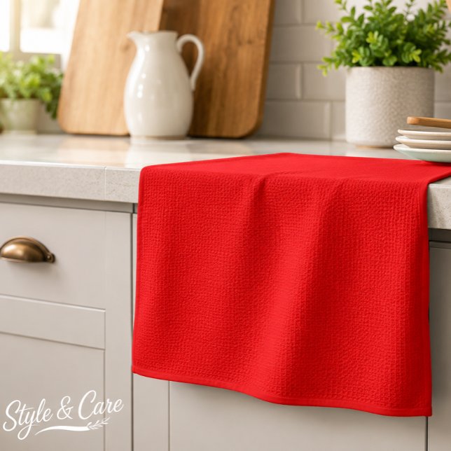 Premium Durable Solid Red Kitchen Towel Essentials (Premium Durable Solid Red Kitchen Towel Essentials)
