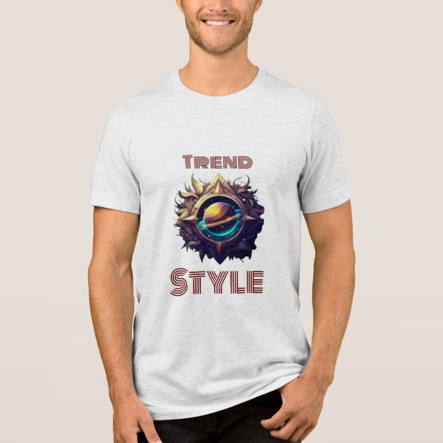 Premium Gravti Design Bella+Canvas Tri-Blend T-Shi Tri-Blend Shirt (Front)