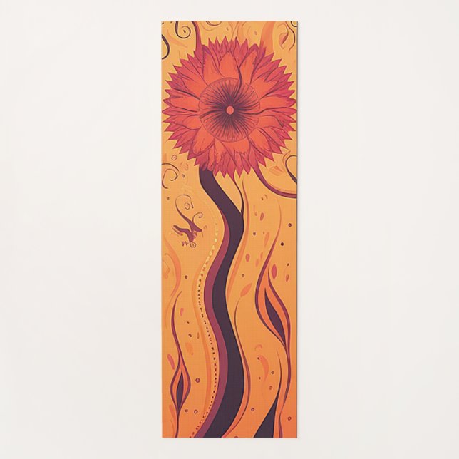 Premium Hot Yoga Mat Non Slip Towel  (Front)