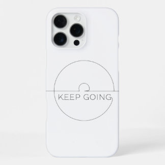 Premium iPhone Case ‘Keep Going’ – Minimalist