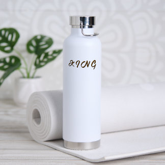 Premium KING Stainless Beverage Container White  Water Bottle