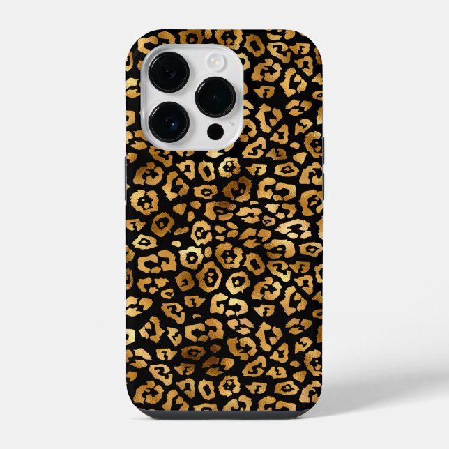 Premium Leopard Pattern iPhone Case (Back)