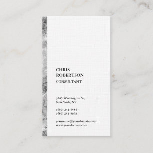 Premium Linen Minimalist Modern Business Card