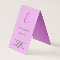 Premium Linen Monogram Initial Orchid & Lilac