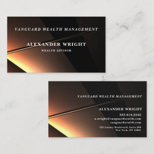 Premium Luxurious Black Gold-type2 Business Card