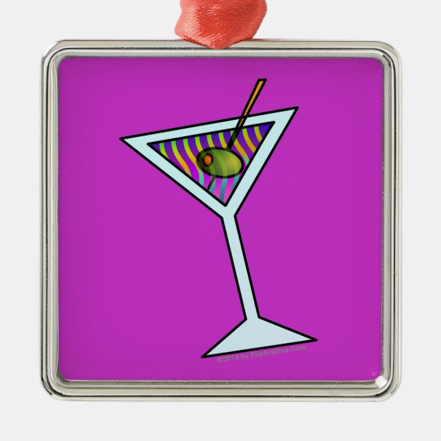 Premium MARTINI ART ORNAMENT (Front)