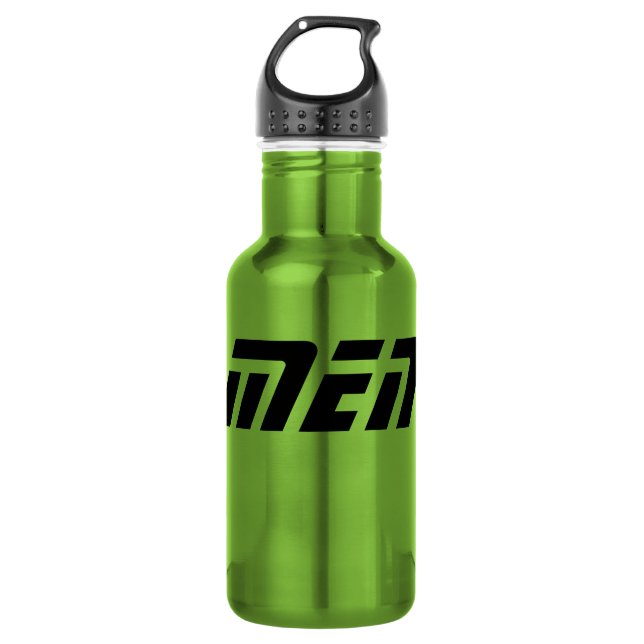 Premium MEN Theme Apple Colour Everyday Use Dining 532 Ml Water Bottle (Front)
