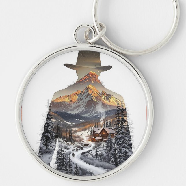 "Premium Metal Keychain – Sleek, Durable & Stylish (Front)