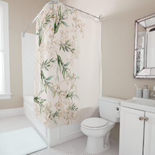 Premium Modern Boho Eucalyptus Light Blush Pink