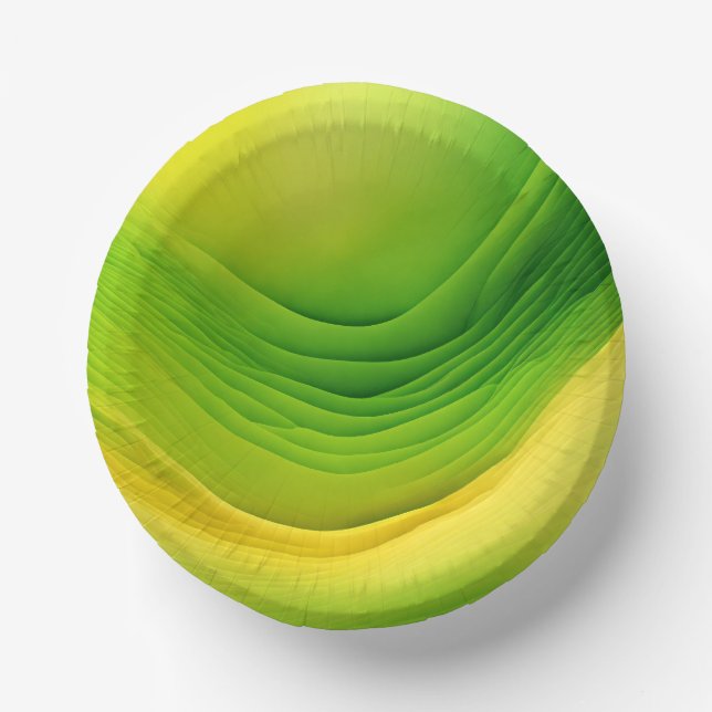 Premium Paper Plate Bowls for Stylish Serving (Front)