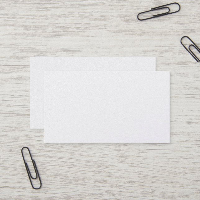 Premium Pearl Standard Business Card (Front/Back In Situ)