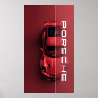 Premium PORSCHE Wall Poster  Art for Home & Office