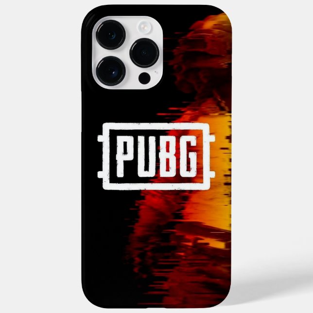 Premium PUBG Design iPhone 14 Pro Max Coque - Choc (Verso)