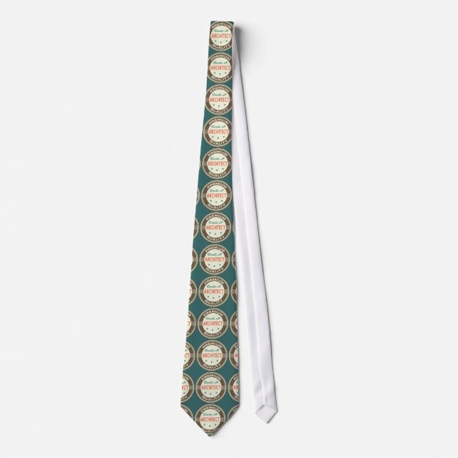 Premium Quality Architect (Funny) Gift Tie (Front)