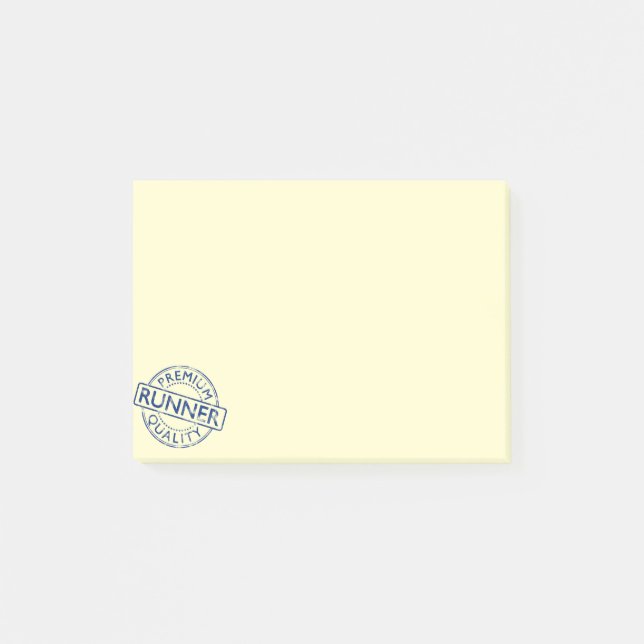 Premium Quality Runner Post-it Notes (Front)