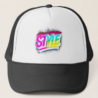Premium quality style typography Baseball & Trucke Trucker Hat