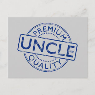 Premium Quality Uncle Postcard