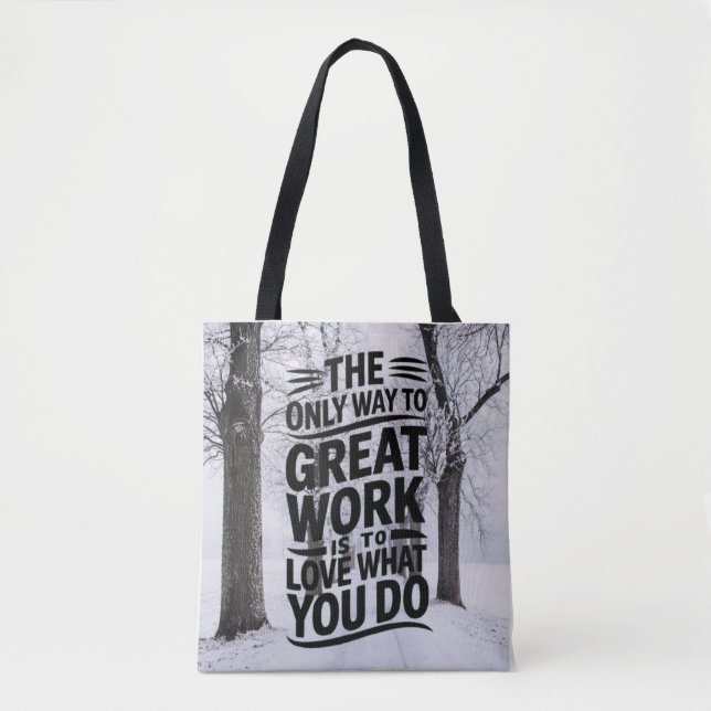 Premium Quote Tote Bag (Front)