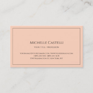 Premium Silk Professional Unique Classical Simple Business Card