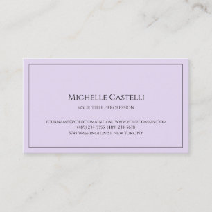 Premium Silk Professional Unique Classical Simple Business Card