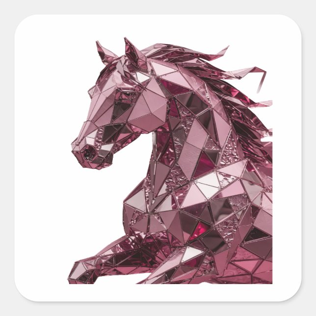 Premium Silver Abstract Gift Sticker (Front)