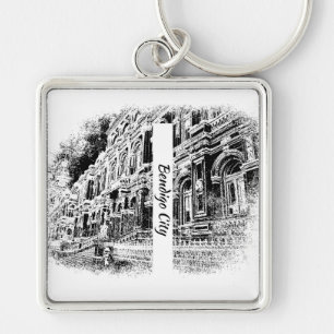 Premium Square Keychain, Large Keychain