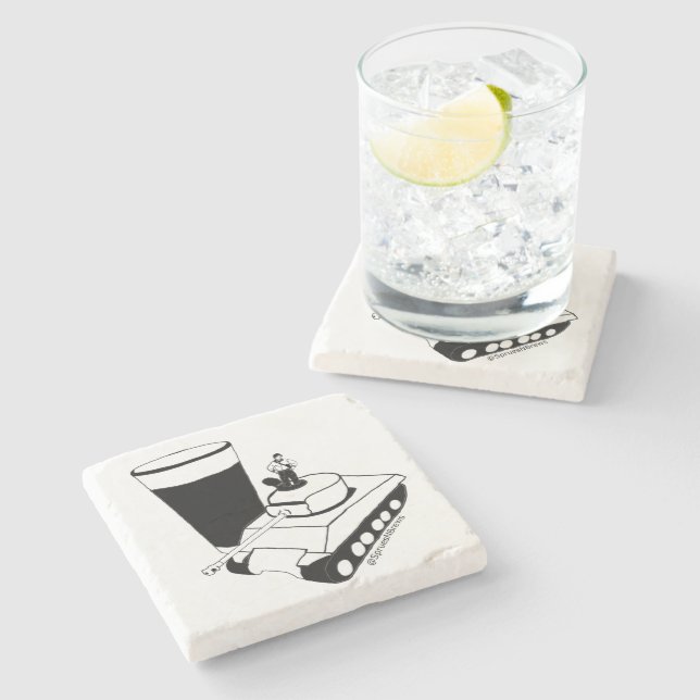 Premium Stone M4 Coaster (Side)