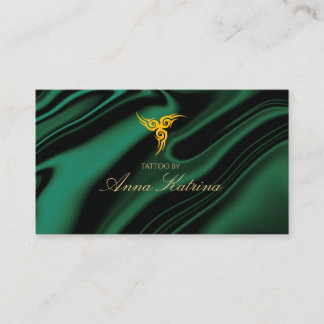 Premium  Tattoo Artist Elegant Appointment  Business Card