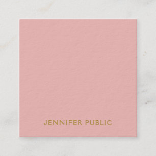 Premium Thick Modern Elegant Luxury Template Square Business Card