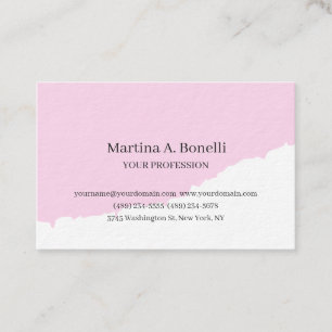 Premium Thick Unique Elegant Plain Simple Special Business Card