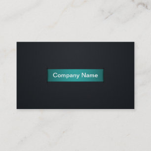 Premium (Turquoise) Slit Effect Business Cards