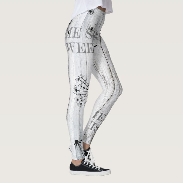 Premium White Leggings | Smooth, Breathable & Flex (Right)