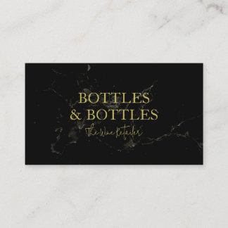 Premium Wine Retailer Business Card