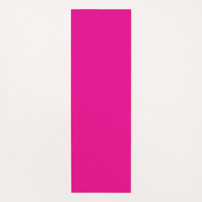 Premium Yoga Mat - Dual-Tone Pink and Blue (Front)