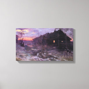 Premonition by Henryk Weyssenhoff, probably from 1 Canvas Print