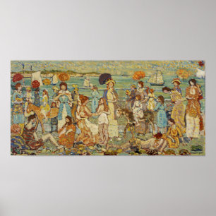 Prendergast - Beach Scene Poster