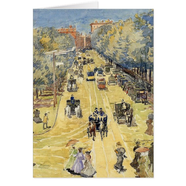 Prendergast - Charles Street, Boston (Devant)