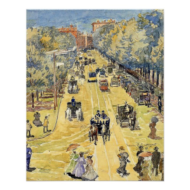 Prendergast - Charles Street, Boston, Poster (Front)