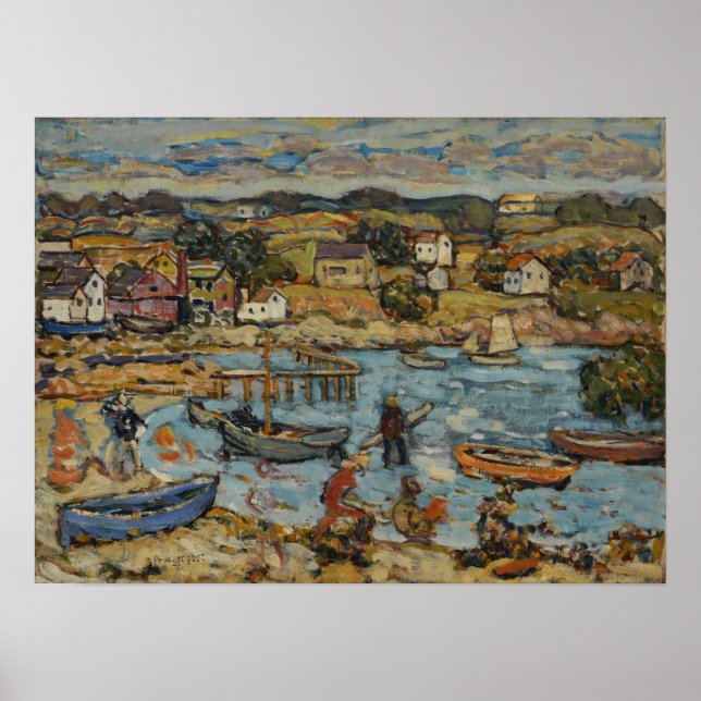 Prendergast - Marblehead Harbour Poster (Front)