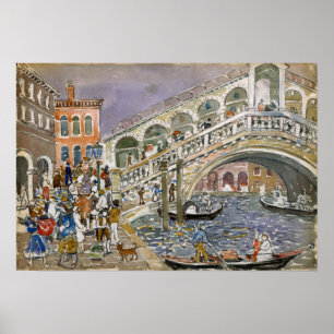 Prendergast - Rialto Bridge Poster
