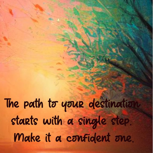 Prenez la première étape Poster Paper (Matte) (Créateur téléchargé)