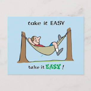 Prenez Le Facile ~ Relaxant Dans Une Carte Postale