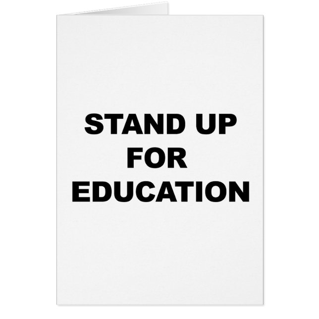 PRENEZ PLACE POUR L'ÉDUCATION (Devant)