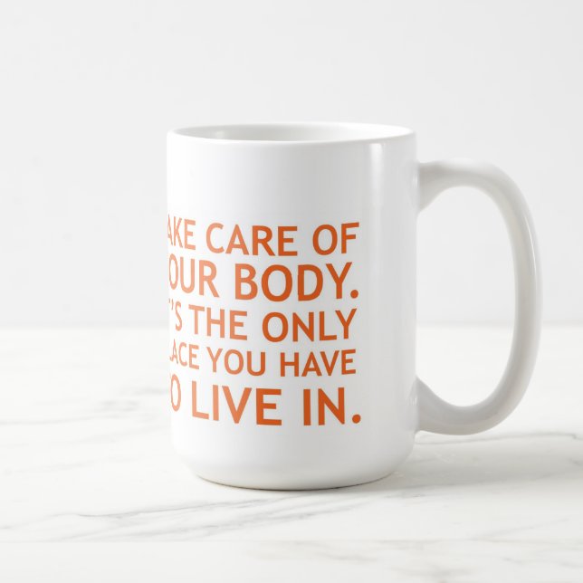 Prenez soin de votre corps Commuter Mug (Droite)