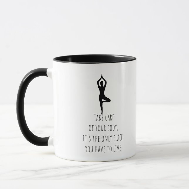 Prenez soin de votre corps... Mug (Gauche)